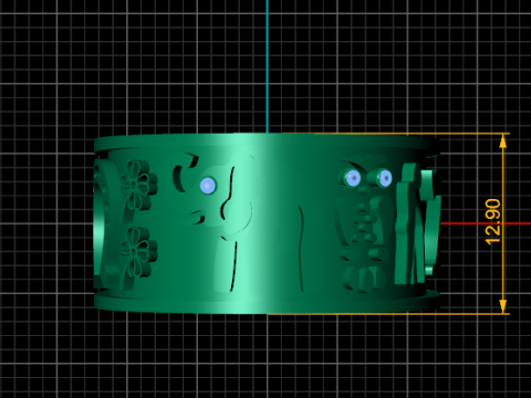 A Elephant ring pendant 3D Принт Модель