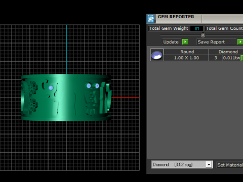 A Elephant ring pendant Modelo de impresión 3D