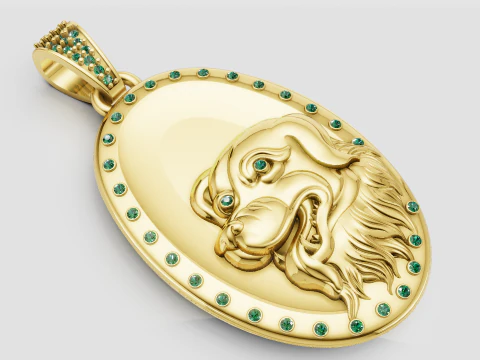 Dog Pendant Necklace charm bracelet PENDANT 3D Print Model