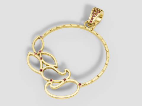 DaseJewelry PENDANT 3D Print Model