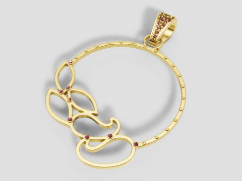 DaseЮвелирный КУЛОН 3D Принт Модель