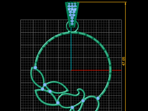 DaseJewelry PENDANT 3D Print Model