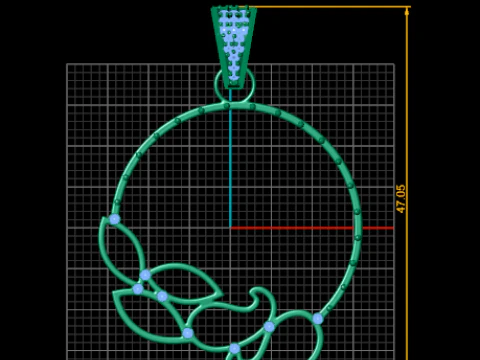 DaseJewelry PENDANT 3D Print Model