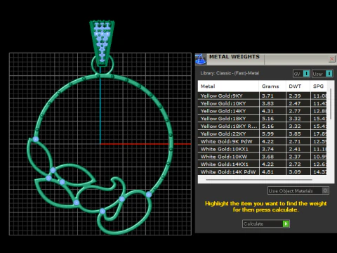 DaseJewelry PENDANT 3D Print Model