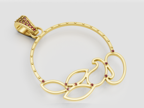 DaseJewelry PENDANT 3D Print Model