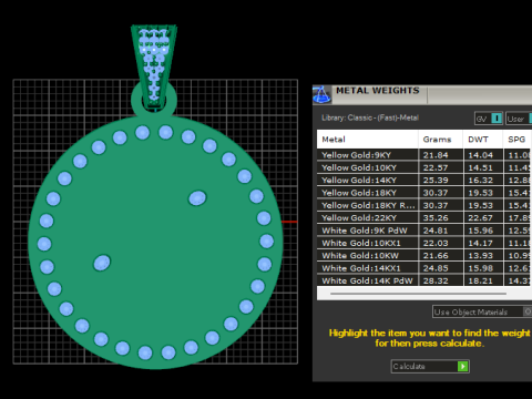 STAR DESIGN MOUSE COIN PENDANT 3D-Druckmodell