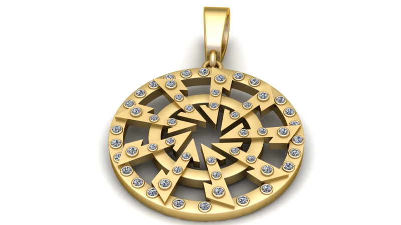 STAR DESIGN PENDANT 3D 3D printmodel .c4d .max .obj .3ds .fbx .stl .blend 