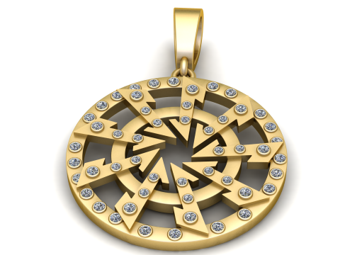 STAR DESIGN PENDANT 3D 3D Print Model