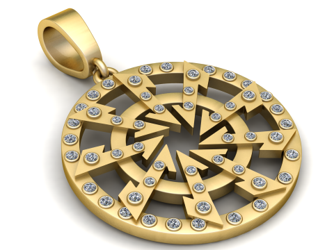 STAR DESIGN PENDANT 3D 3D printmodel