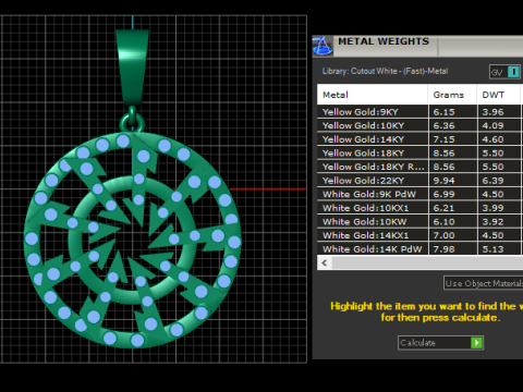 STAR DESIGN PENDANT 3D 3D printmodel