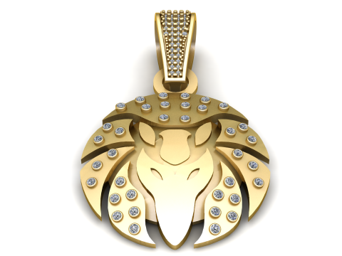 Zodiac Symbol Sign 3D PENDANT 3D Print Model
