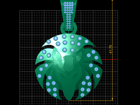 Zodiac Symbol Sign 3D PENDANT 3Dプリントモデル