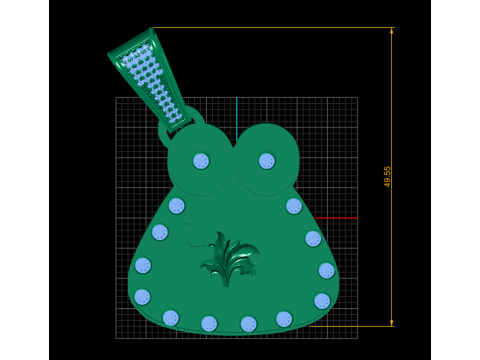 CARTOON CHARACTER COIN GOLD PENDANT 3D PRINTABLE MODE pedant 3D 打印模型