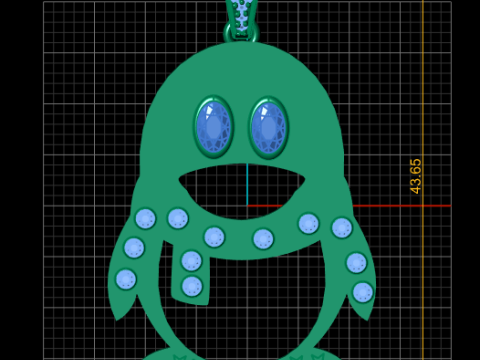 Page 4 von 3D Penguin pendant 3D प्रिंट मॉडल