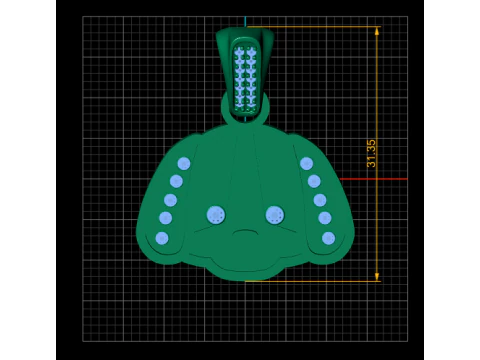 Hip Hop GOLD PENDANT 3D PRINTABLE MODEL pendant 3D Print Model