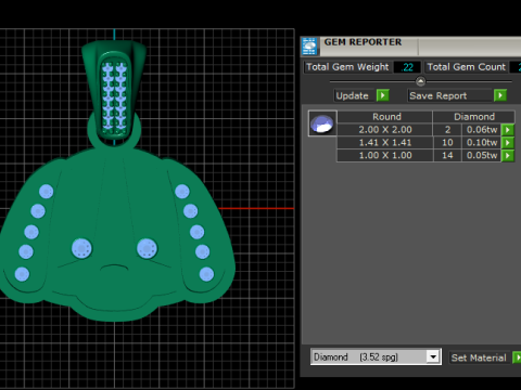 Hip Hop GOLD PENDANT 3D PRINTABLE MODEL pendant Modelo de Impressão 3D