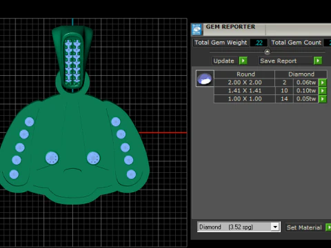 Hip Hop GOLD PENDANT 3D PRINTABLE MODEL pendant 3D Print Model