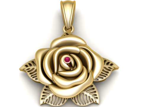 PENDANT FLOWER PENDANT 3D Print Model