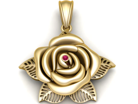 KOLYE &Ccedil;İ&Ccedil;EK KOLYE 3D Baskı Modeli