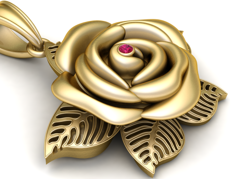 PENDANT FLOWER PENDANT 3D 프린트 모델