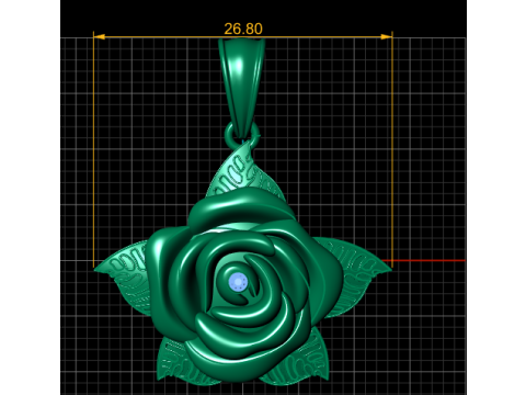 PENDANT FLOWER PENDANT 3D 프린트 모델