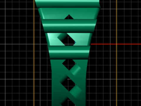 Indian style diamond set PENDANT 3D 打印模型