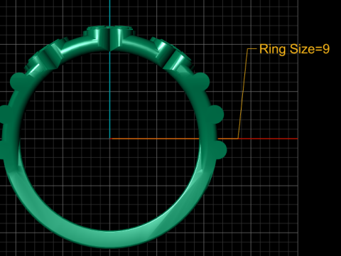 Indian style diamond set PENDANT 3D 打印模型