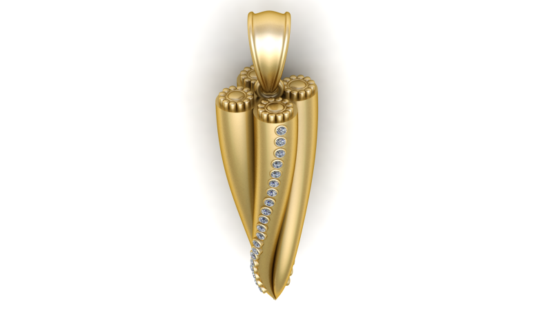 Heart Pendant Necklace in Pakistan PENDANT 3D-Druckmodell .c4d .max .obj .3ds .fbx .stl .blend