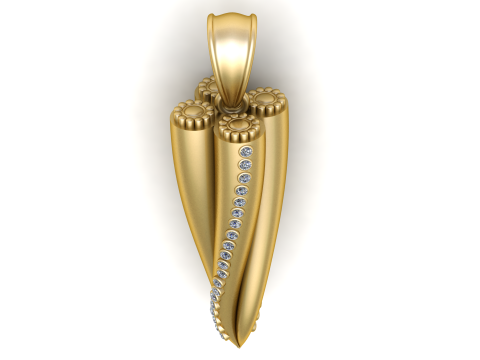 Heart Pendant Necklace in Pakistan PENDANT 3D Print Model