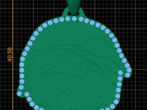Grim Reaper The Lord of Death Pendant Model Cetak 3D