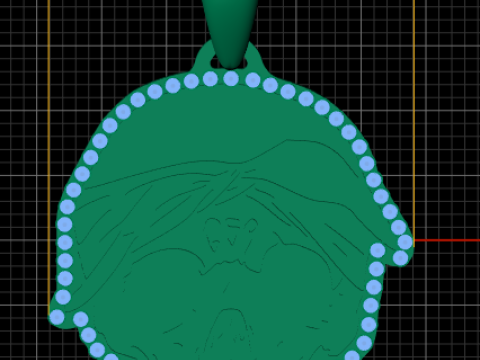 Grim Reaper The Lord of Death Pendant 3D Print Model