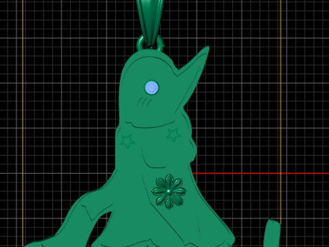 Pamiętnik Pozłacany wisiorek Model do druku 3D