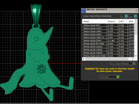 Pamiętnik Pozłacany wisiorek Model do druku 3D