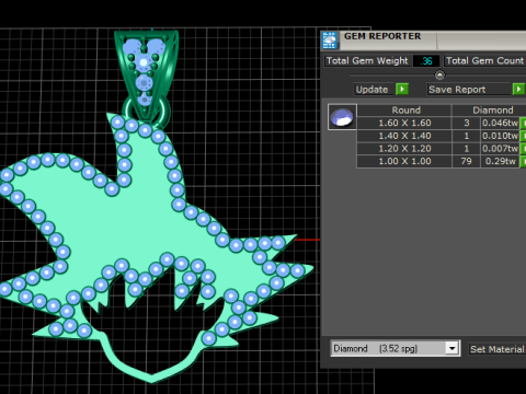 Jewelry New Cartoon pendant 3D Print Model
