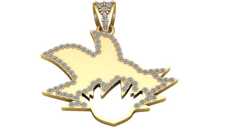 Jewelry New Cartoon pendant Modelo de impresión 3D .c4d .max .obj .3ds .fbx .stl .blend