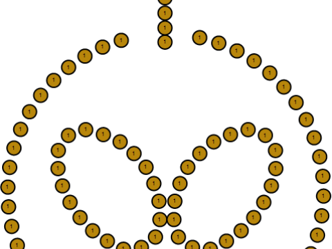 ヒップホップジュエリーエイリアンペンダントネックレスゴールドペンダント 3Dプリントモデル