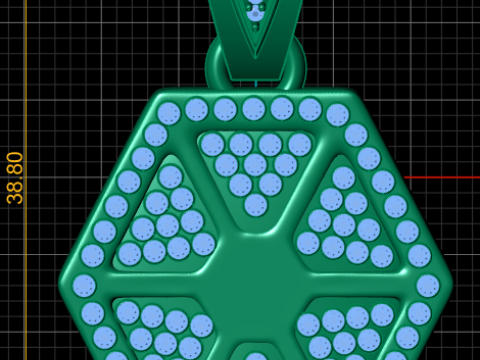 Ordene Colgante de Mujer Quanna pendant 3D Print Model