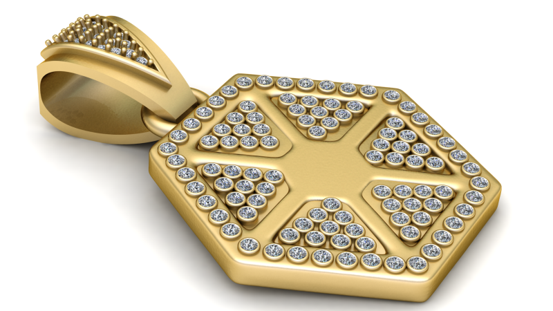 Ordene Colgante de Mujer Quanna pendant 3Dプリントモデル .c4d .max .obj .3ds .fbx .stl .blend