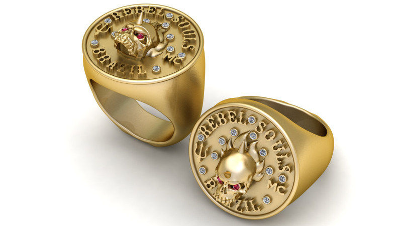 Luxury hip hop style stainless steel pendant Modello di stampa 3D .c4d .max .obj .3ds .fbx .stl .blend