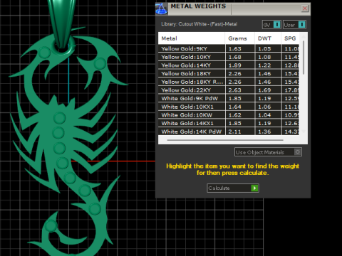 Shop pendant scorpio pendant 3D-printmodel