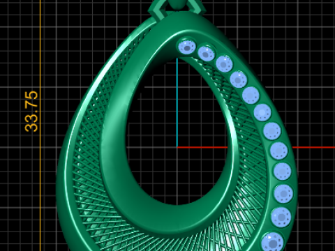 Scorpion Pendant 3D 打印模型