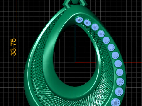 Scorpion Pendant 3D Print Model