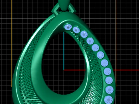 Scorpion Pendant 3D Print Model
