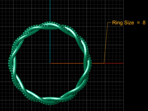 Stacking Your Wedding Rings pendant 3D Print Model