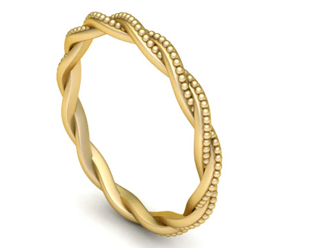 Stacking Your Wedding Rings pendant 3D Print Model