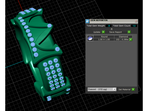 Wedding rings pendant 3D Print Model