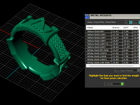 Wedding rings pendant 3D Print Model