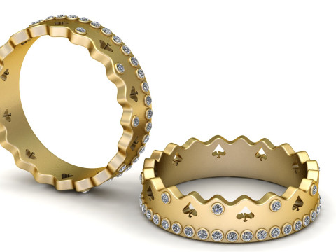 Eternity Heart Crown pendant 3D Принт Модель