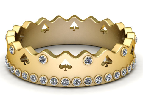 Eternity Heart Crown pendant 3D Принт Модель