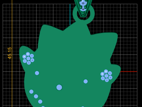 Free STL file Pikachu Crysta pendant 3D Принт Модель
